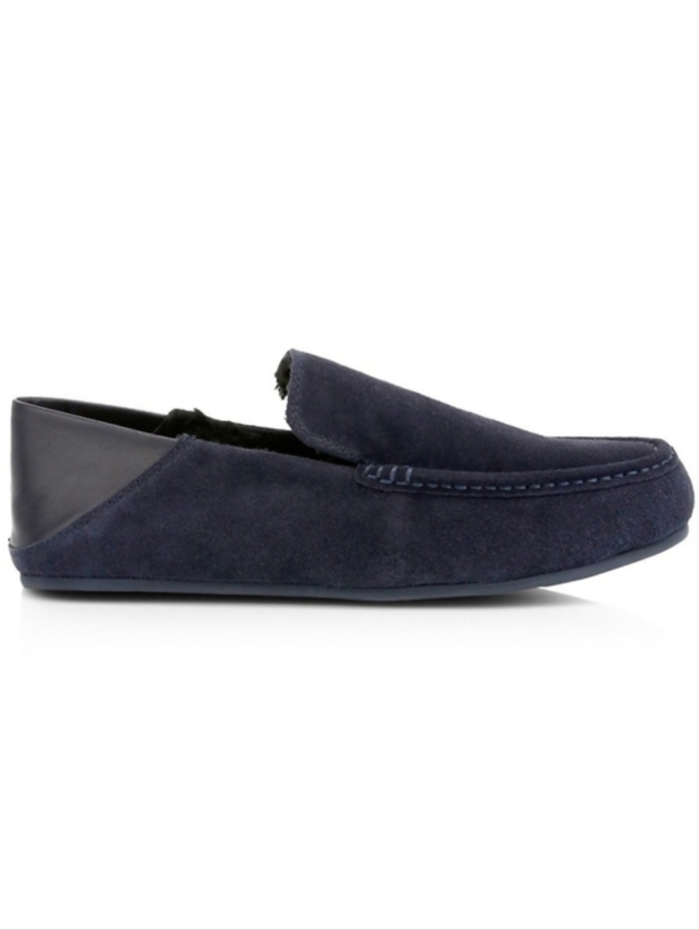 NWOT VINCE Gino 2 Mixed Media Slipper, Size 7 Men's